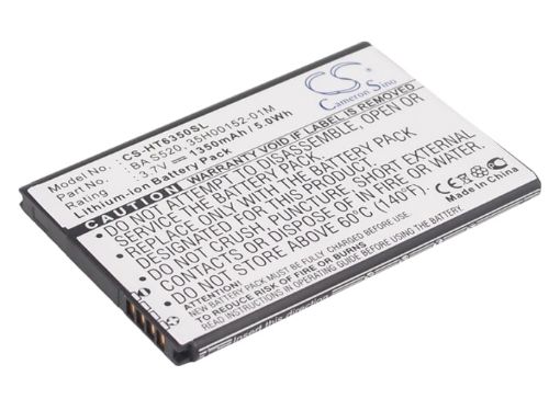 Battery Replacement HTC 35H00152-04M 35H00152-05M BTR6350 BTR6350B for ADR6350 - 1