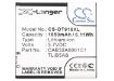 Battery Replacement TCL CAB1500007C1 CAB32A0001C1 TLiB5AB for A980 A986 - 5
