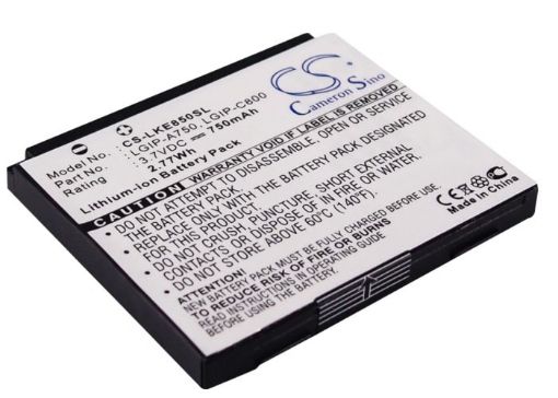 LG LGIP-A750 LGIP-C800 Battery Replacement for KB6100 KE820 - 1