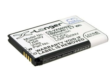 Battery Replacement LG LGIP-520NV for Accolade Cosmos Touch VN270 - 1
