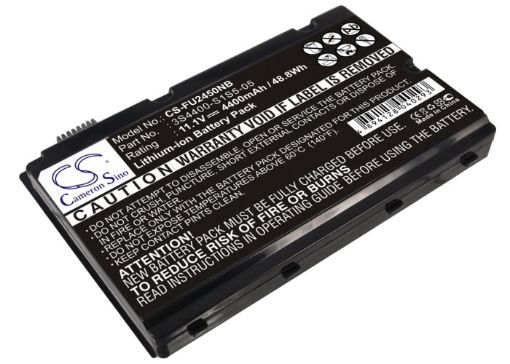 Fujitsu Battery Replacement 3S4400-S1S5-05 3S4400-S3S6-07 for Amilo C7000 C7002 - 1