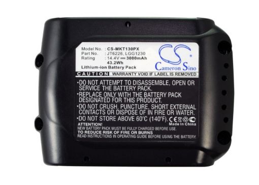 Replacement Battery for Makita BL1415 BL1415N BBO140 BBO180 - 1