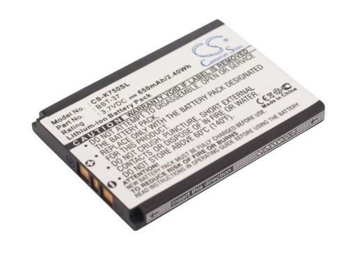 Sony Ericsson BST-37 Battery Replacement for D750 D750i - 1