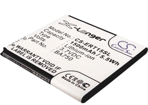Sony Ericsson BA750 Battery Replacement for Anzu IS11S - 1