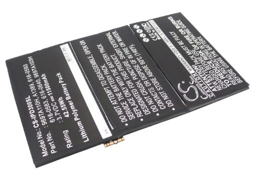 Picture of Battery Replacement Apple 3H857 616-0586 616-0592 616-0593 616-0604 969BA201H 969TA103H 969TA110H A1389 for A1389 A1403A