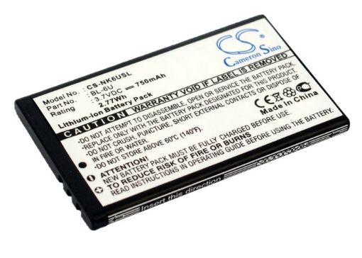 Replacement Battery Nokia BL-6U for 8820 Erdos - 1