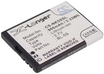 Replacement Battery Nokia BL-5S for 2330 Classic - 1