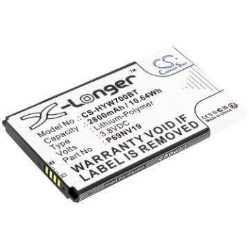 Battery Replacement Adt P69NV19 for WTS700 Resideo 7" Wireless Sec - 1