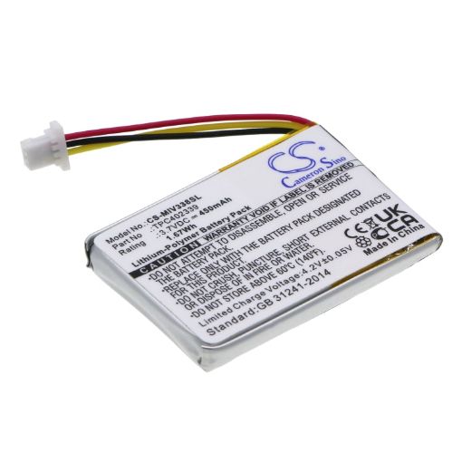 Battery Replacement Mio TPC402339 for Mivue 338 MiVue 358P - 1