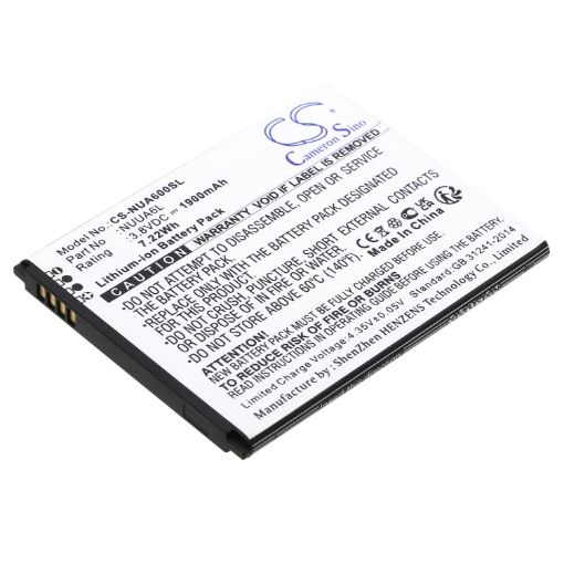 Nuu NUUA6L Battery Replacement for A6L - 1