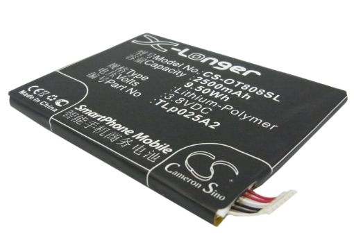 Alcatel CAC2500013C2 TLp025A2 TLp025A4 Battery Replacement for 7046T 7048 - 1