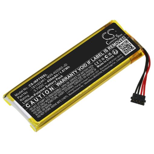 Battery Replacement Ingenico 1811024K1 M35-402060-JD for ROAM RP750X - 1