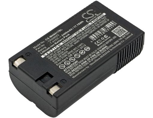 Battery Replacement Paxar 120095 12009502 for 6017 Handiprinter 6032 Pathfinder - 1