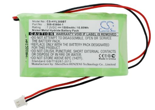 Honeywell 103-301179 Battery Replacement for Ademco 300-03864-1 LKP500-4B - 1