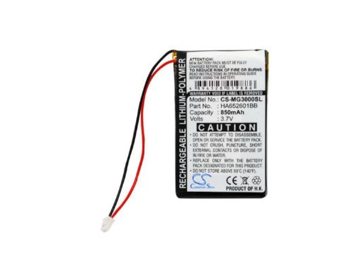 Picture of Battery Replacement Typhoon HA652601BB for MyGuide 3000 MyGuide 3010