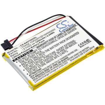 Navigon Topaz TOPAZPCZF1045003501 Battery Replacement for 70 Easy 70 Plus - 1