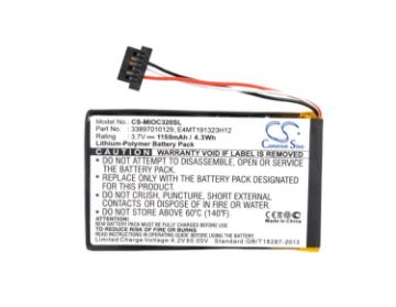 Battery Replacement Mitac 33897010129 BP-LX1320/11-B0001 for Mio C320 - 1