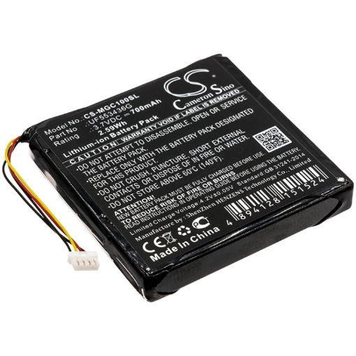 Magellan ER-009311 UF553436G Battery Replacement for Cyclo 100 - 1