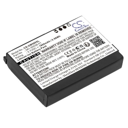 Garmin 010-11143-00 361-00038-01 Battery Replacement for Aera 500 Aera 510 - 1