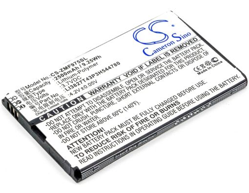 Softbank ZEBAU1 Battery Replacement for Pocket WiFi 303ZT - 1