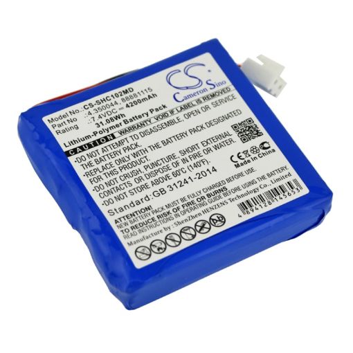 Picture of Battery Replacement Schiller 4.350044 88881115 for Cardiovit AT102+ ECG AT102 +