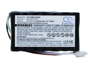 Battery Replacement Hellige 2023227-001 2023852-029 for Marquette MD 2500 Monitor Dash 2500 - 1