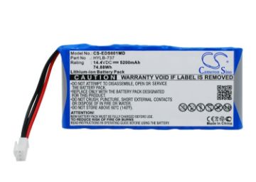 Battery Replacement Edan HYLB-727 M21R-064114 TWSLB-004 for SE-12 SE-601 - 1