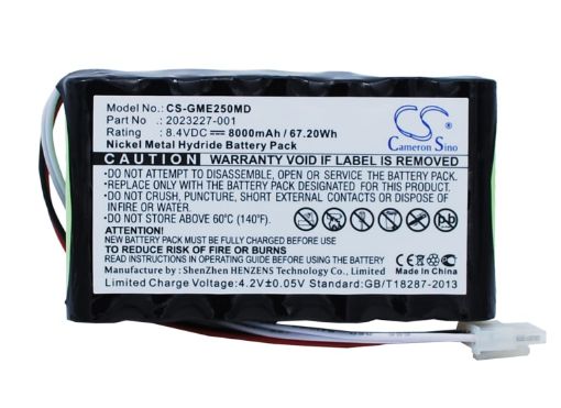 Battery Replacement Ge 2023227-001 2023852-029 AMED2250 M2828 M2828NO N1082 - 1