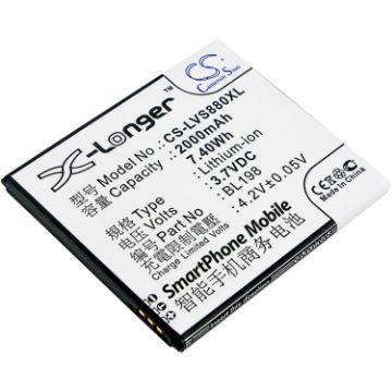 Lenovo BL198 Battery Replacement for A830 A850 - 1