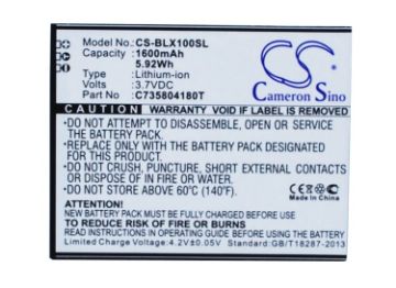Battery Replacement Blu C735804180T for L100 L100A - 1