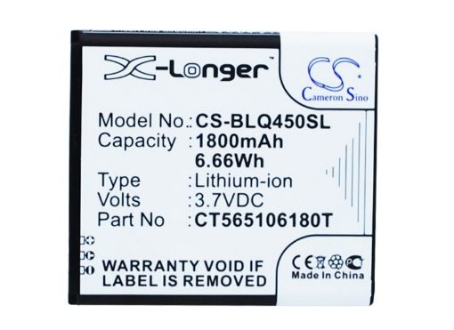 Blu CT565106180T Battery Replacement for Quattro 4.5 - 1