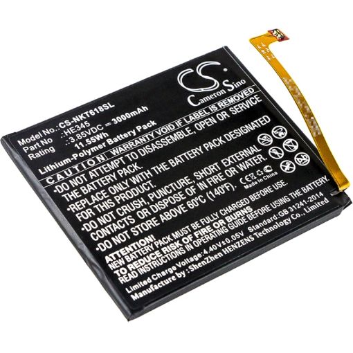 Battery Replacement Nokia HE345 HE353 for 6 2018 6 2nd - 1