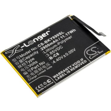Battery Replacement Vivo B-C8 for 1714 Y69 - 1