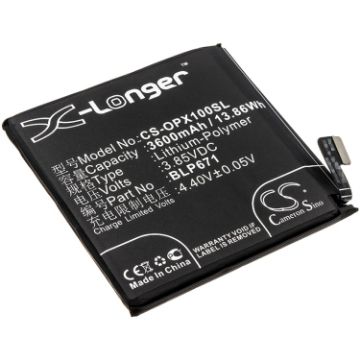 Battery Replacement Oppo BLP671 for Find X Find X Dual SIM - 1