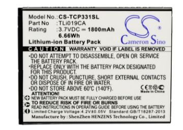 Replacement Battery Tcl TLi019CA for P331M - 1