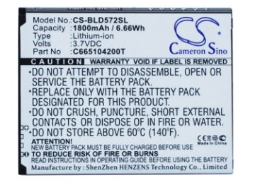 Battery Replacement Blu C665104200T C765804200L for D572 D572A - 1