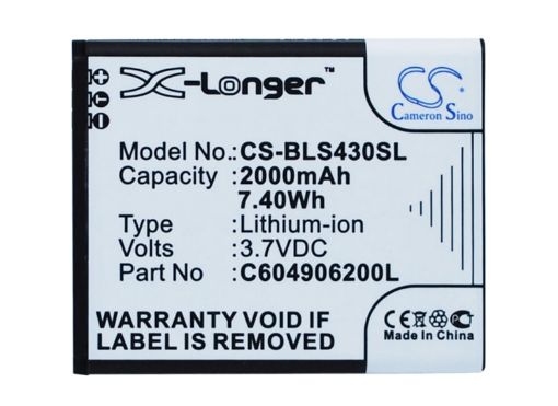Battery Replacement for Blu D310 Dash 4.5 - 1
