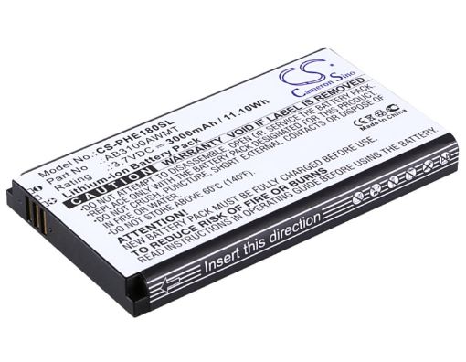 Replacement Battery for Philips AB3100AWMC AB3100AWMT CTE180BK CTE180BK/00 - 1