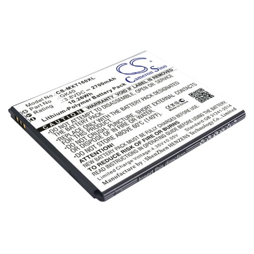 Motorola GK40 SNN5967A SNN5967B Battery Replacement for Moto E3 - 1