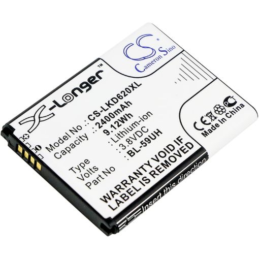 LG BL-59UH Battery Replacement for D315 D320 - 1