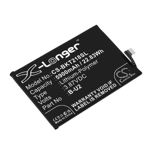 Battery Replacement Vivo B-U2 for T2x V2188A - 1