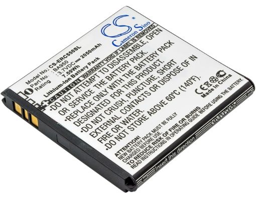 Picture of Battery Replacement Sony Ericsson BA950 for C5503 C550X