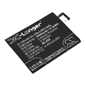 Lenovo BL250 Battery Replacement for S1a40 S1a40 Dual SIM TD-LTE - 1