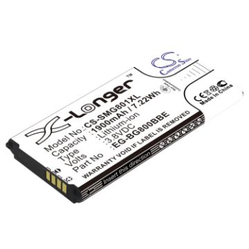 Samsung EB-BG800BBE Battery Replacement for Galaxy S5 Dx & Mini - 1
