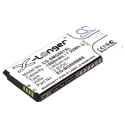 Samsung EB-BG800BBE Battery Replacement for Galaxy S5 Dx & Mini - 1