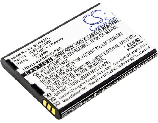 Blu C654362190T Battery Replacement for T192 Tank Li - 1