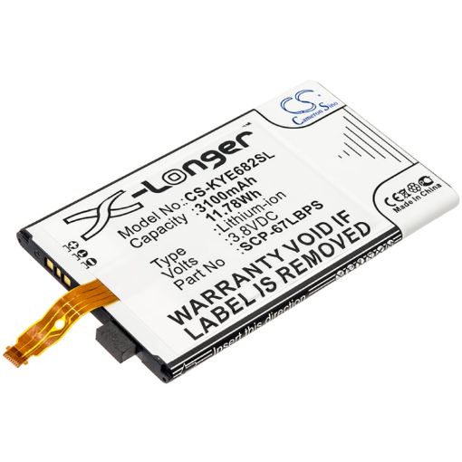 Kyocera 5AAXBT099GEA SCP-67LBPS Battery Replacement for DuraForce Pro E6810 - 1