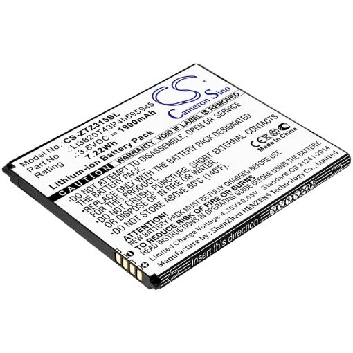 Zte Li3820T43P4h695945 Battery Replacement for Blade A3 2019 Vantage 2 - 1