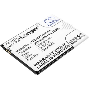 Replacement Battery Nokia BL-29CI BL-29CL for C10 C20 - 1