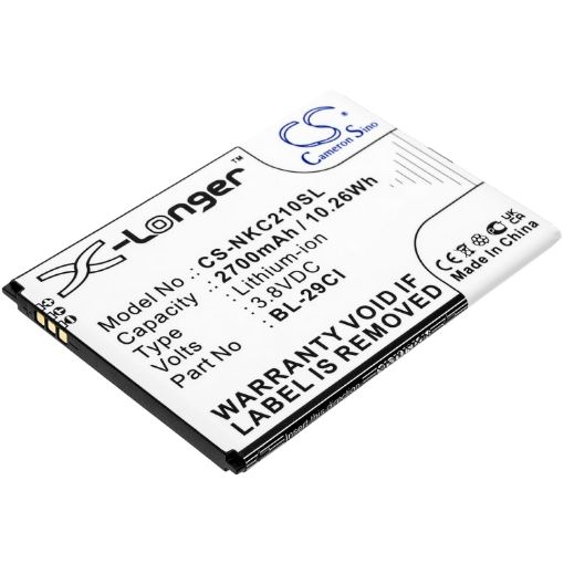 Picture of Battery Replacement Nokia BL-29CI BL-29CL for C10 C20
